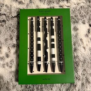 Kate Spade Dots & Stripes Click Ink Pen Set
